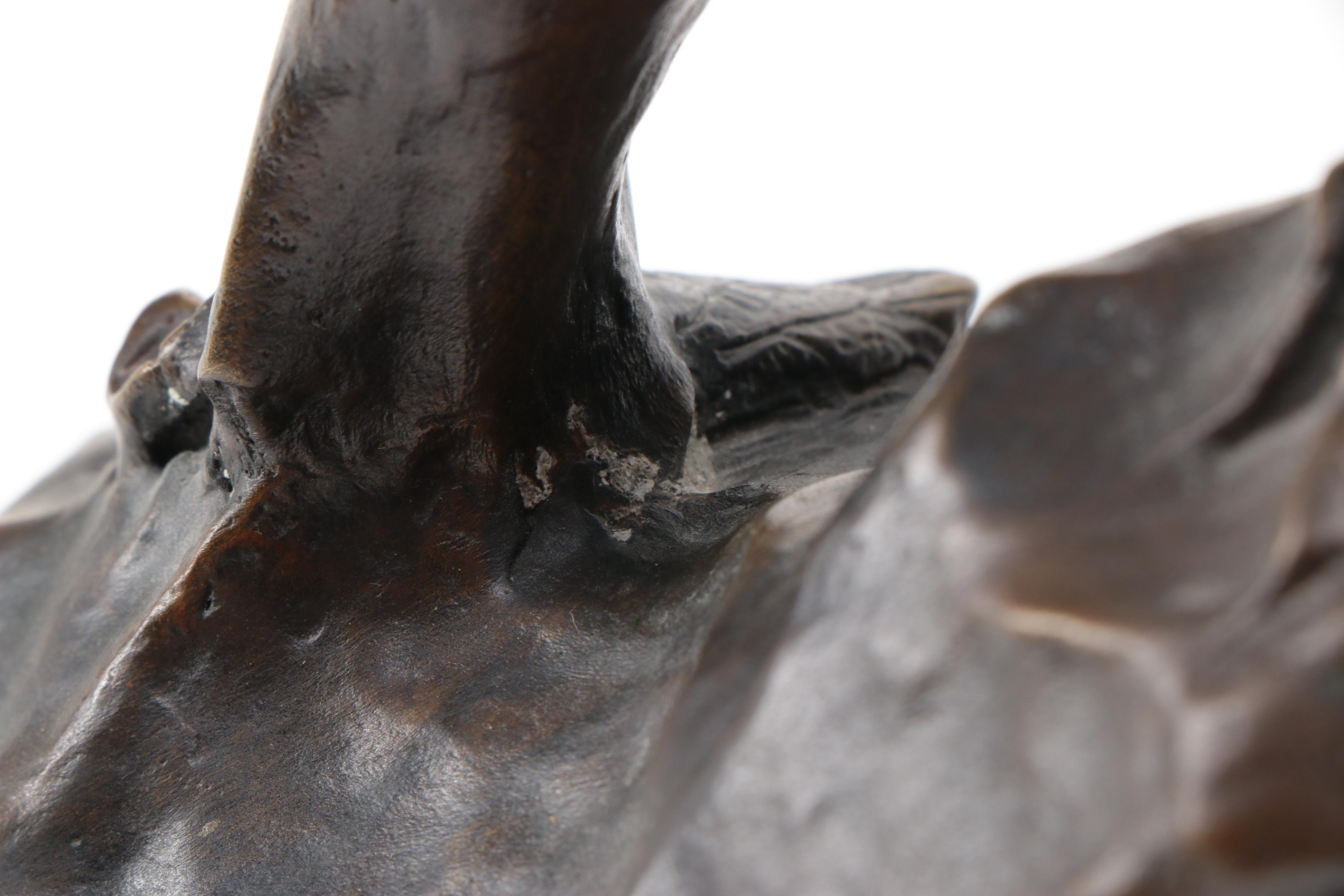 Bronze Sculpture After Buck McCain's "The Soaring Spirits"