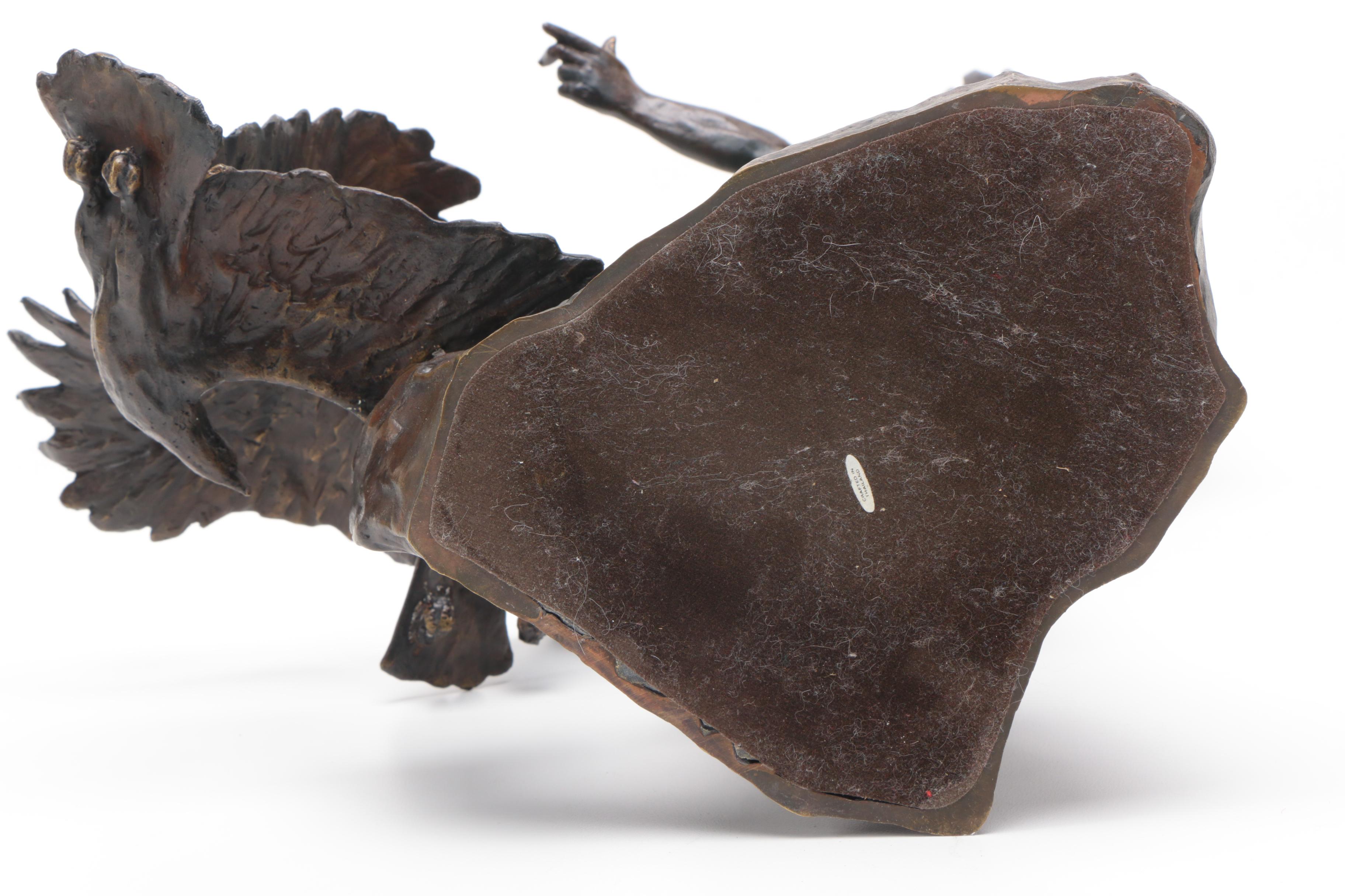 Bronze Sculpture After Buck McCain's "The Soaring Spirits"