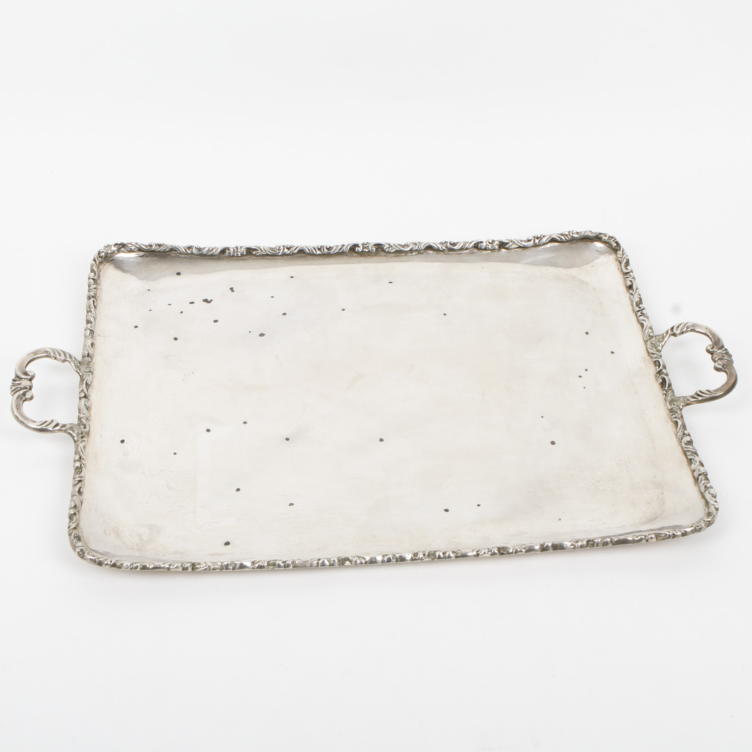 Vintage Mexican Sterling Silver Tray