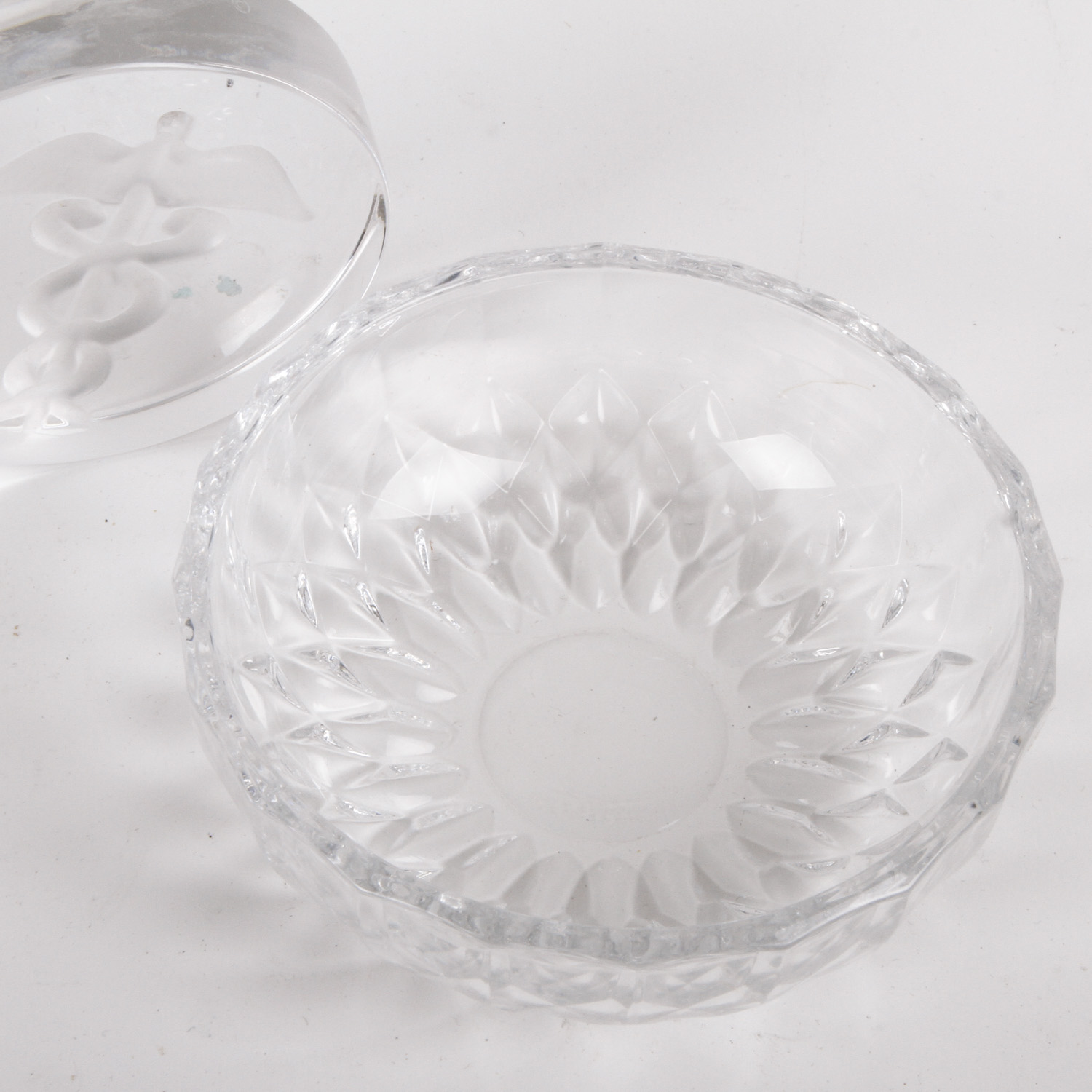 Val St. Lambert Trinket Dish and Paper Weight