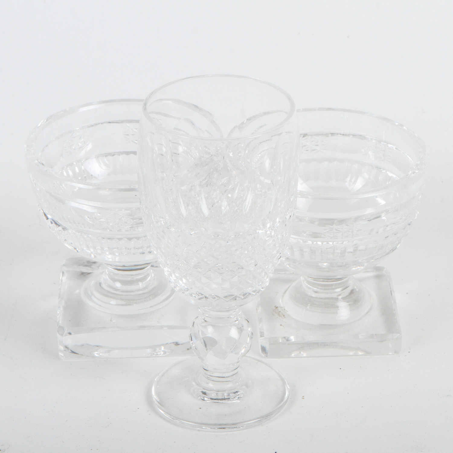 Waterford Crystal Barware Including "Colleen" Wine Glass