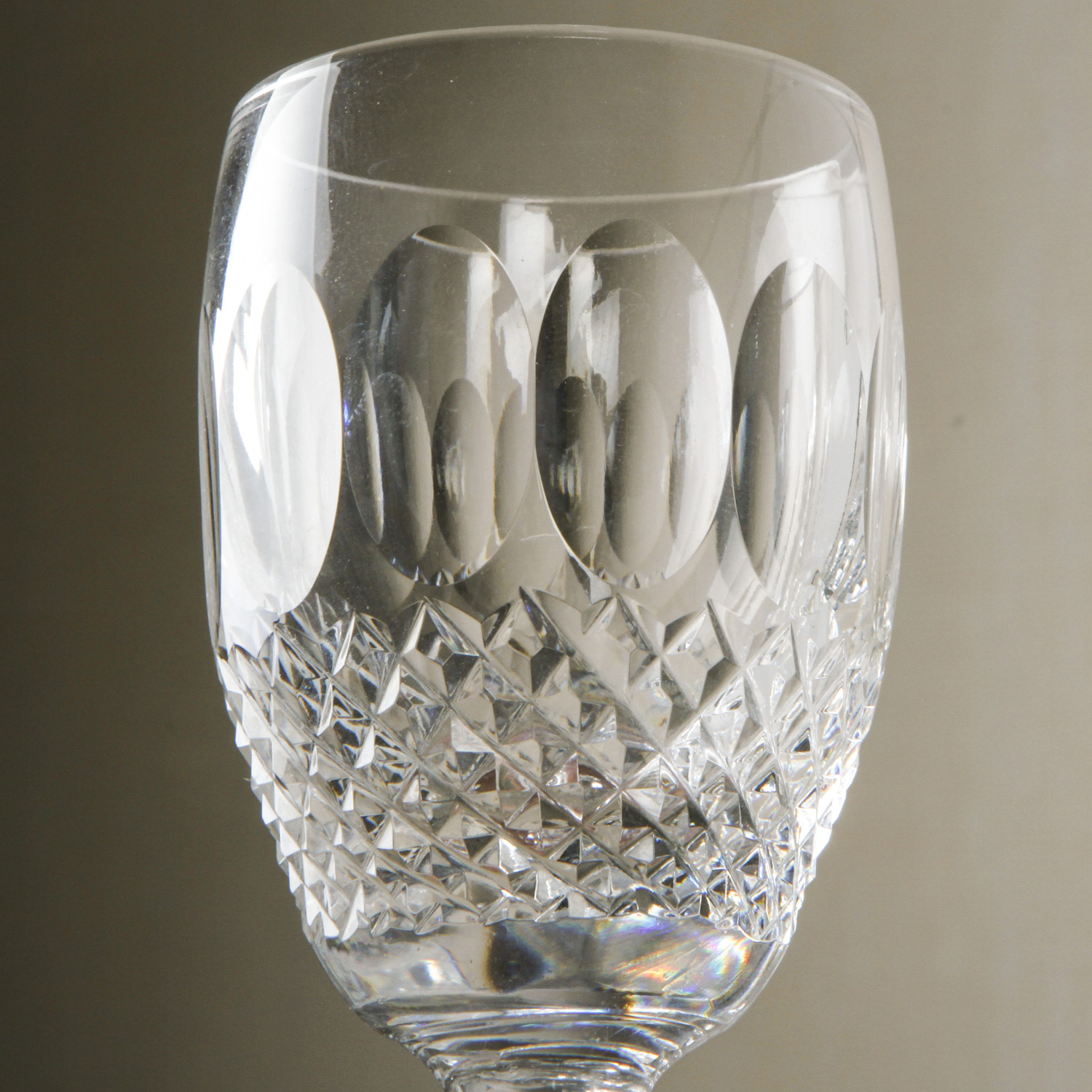 Waterford Crystal Barware Including "Colleen" Wine Glass