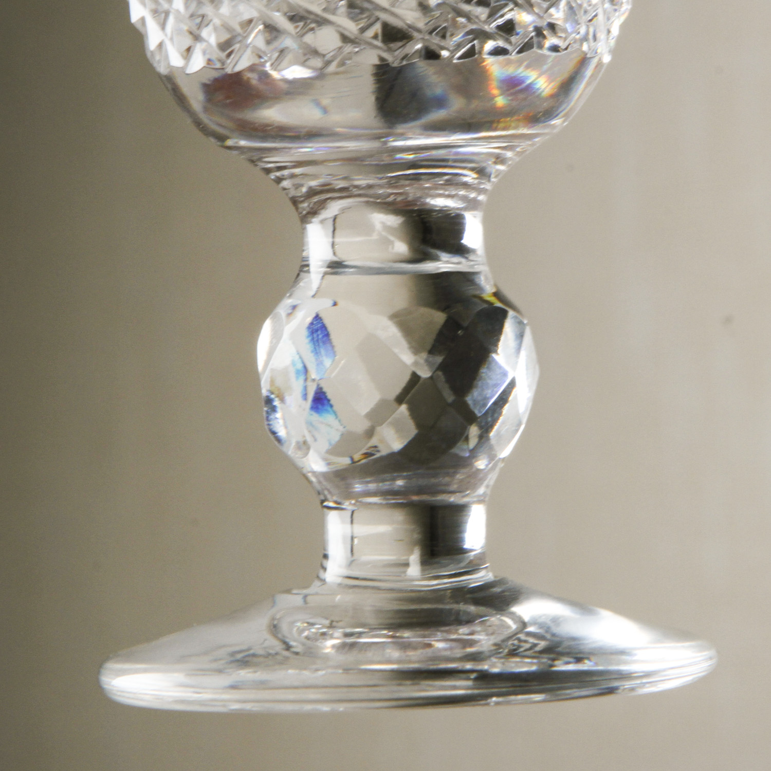 Waterford Crystal Barware Including "Colleen" Wine Glass