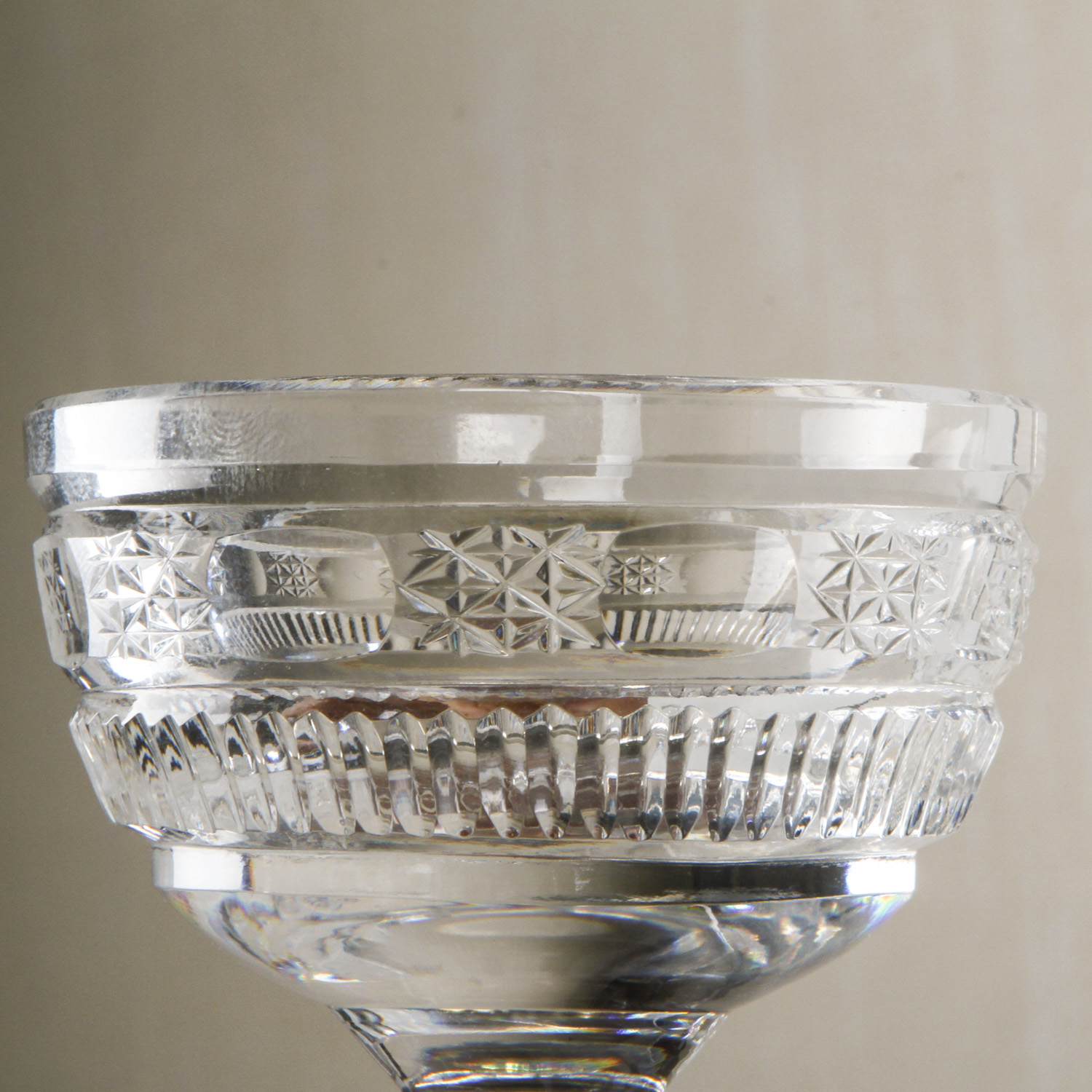 Waterford Crystal Barware Including "Colleen" Wine Glass
