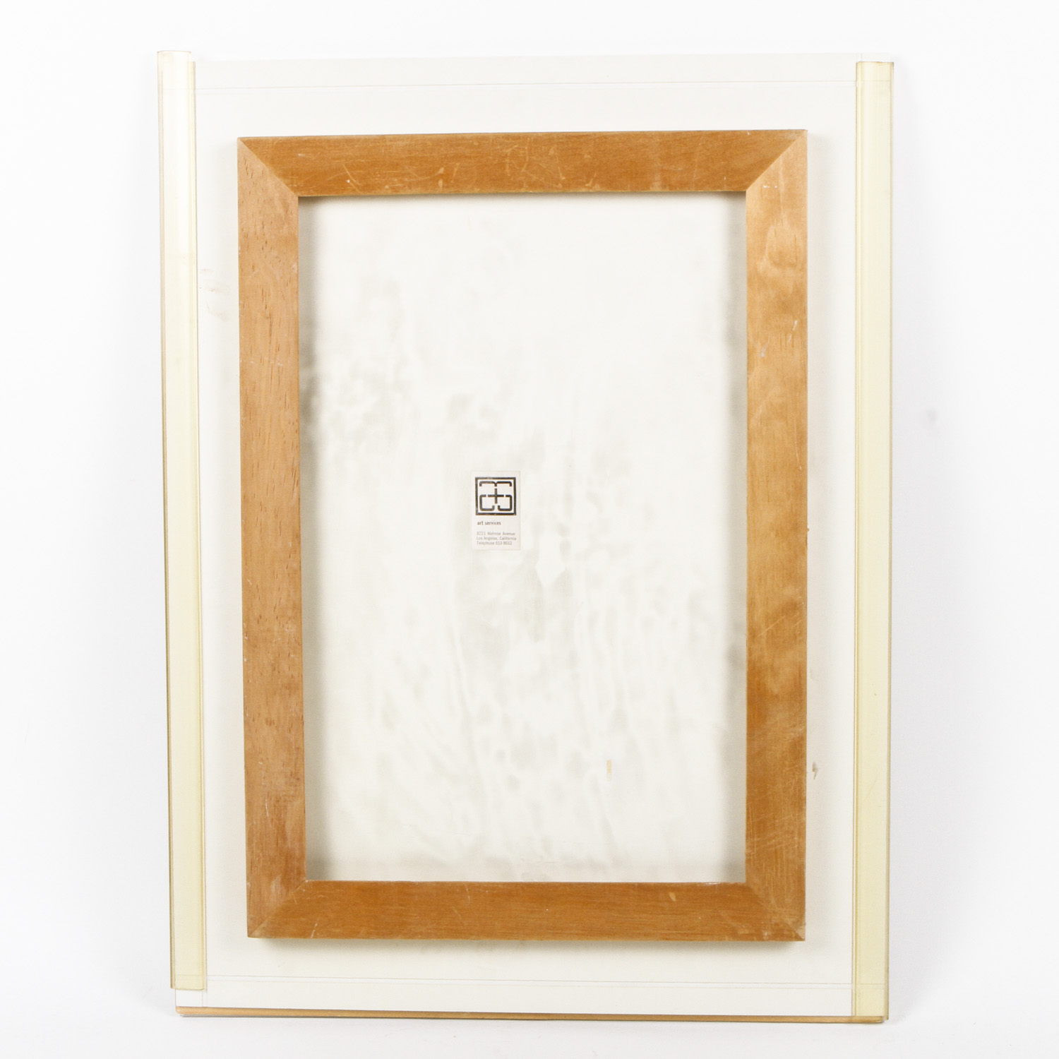 Framed Abstract Drawing of Guitar