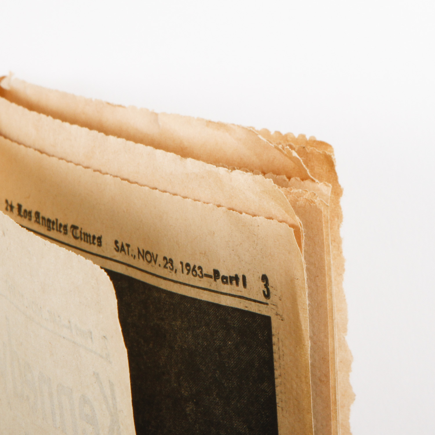 November 23, 1963 "Los Angeles Times" Newspaper