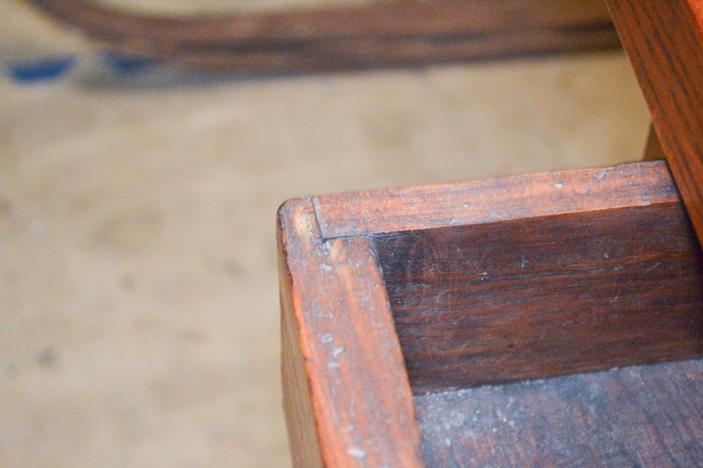 Solid Wood Side Table With Carved Accents