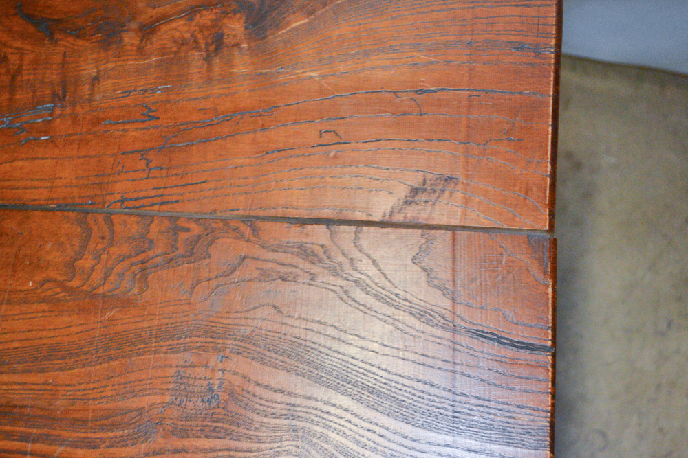 Solid Wood Side Table With Carved Accents