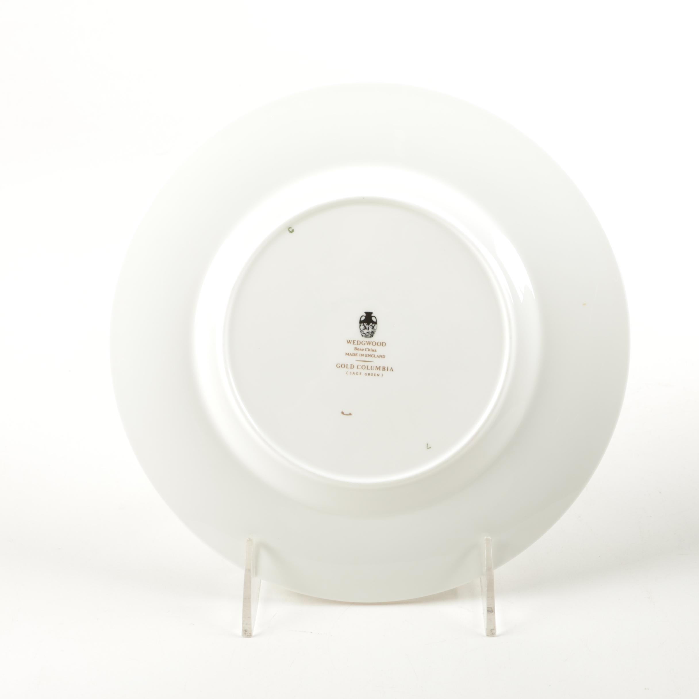 Wedgwood "Gold Columbia" Pattern Tableware Set