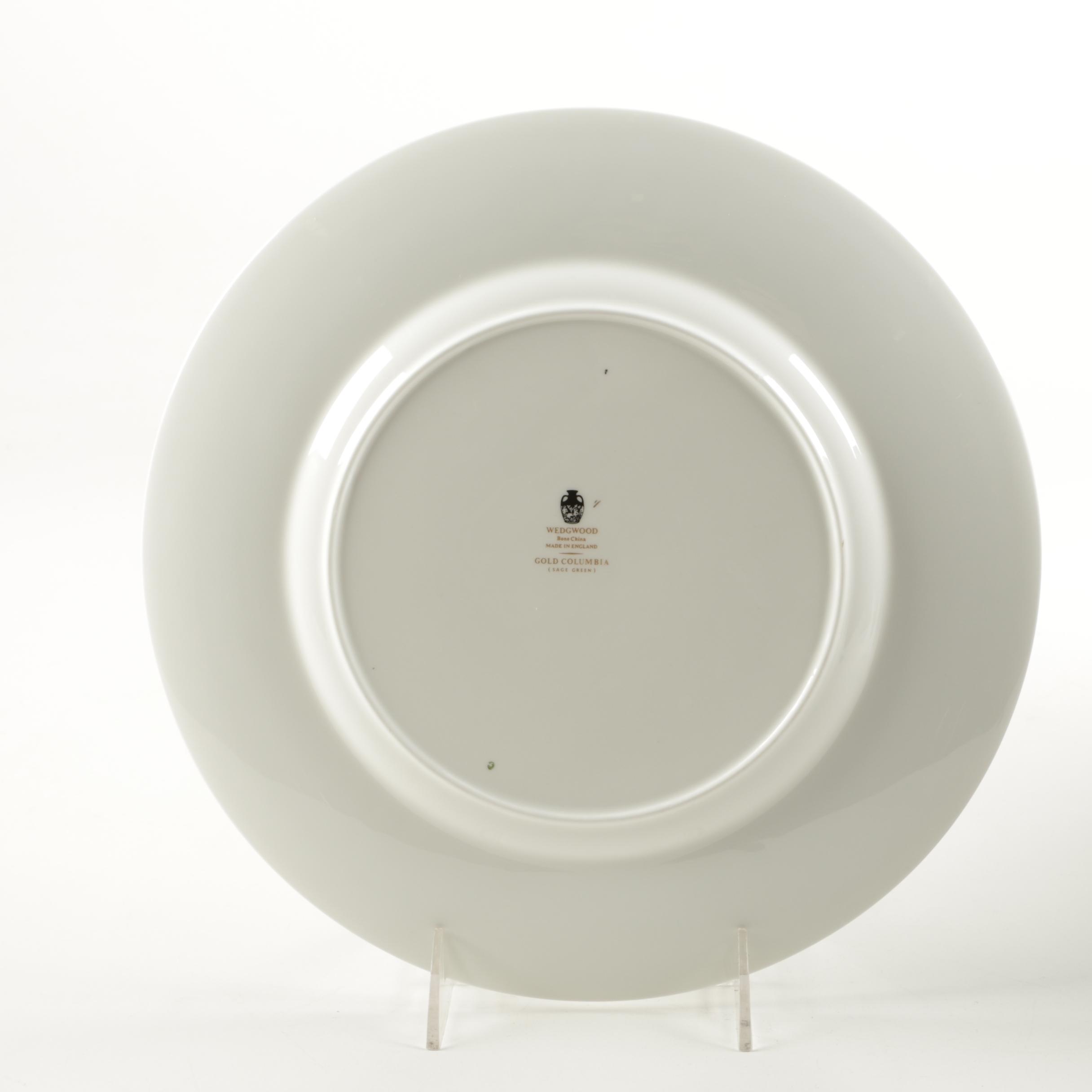 Wedgwood "Gold Columbia" Pattern Tableware Set