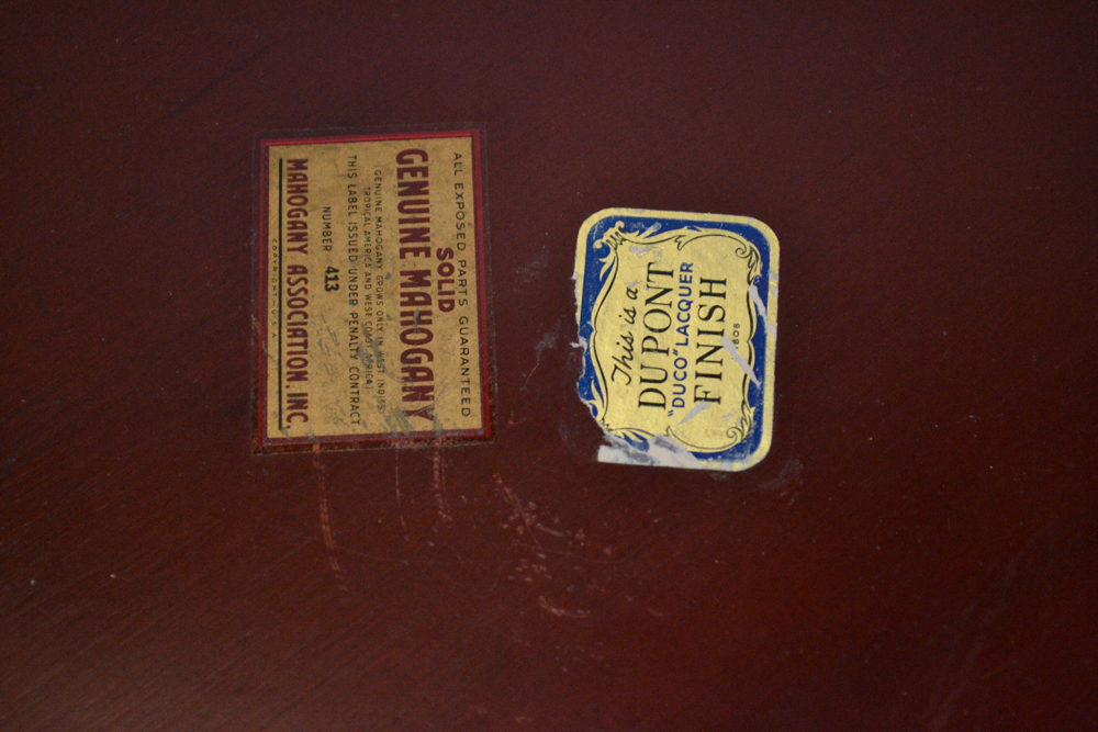 Marble Top Mahogany Pedestal Table