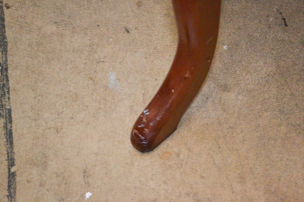 Marble Top Mahogany Pedestal Table