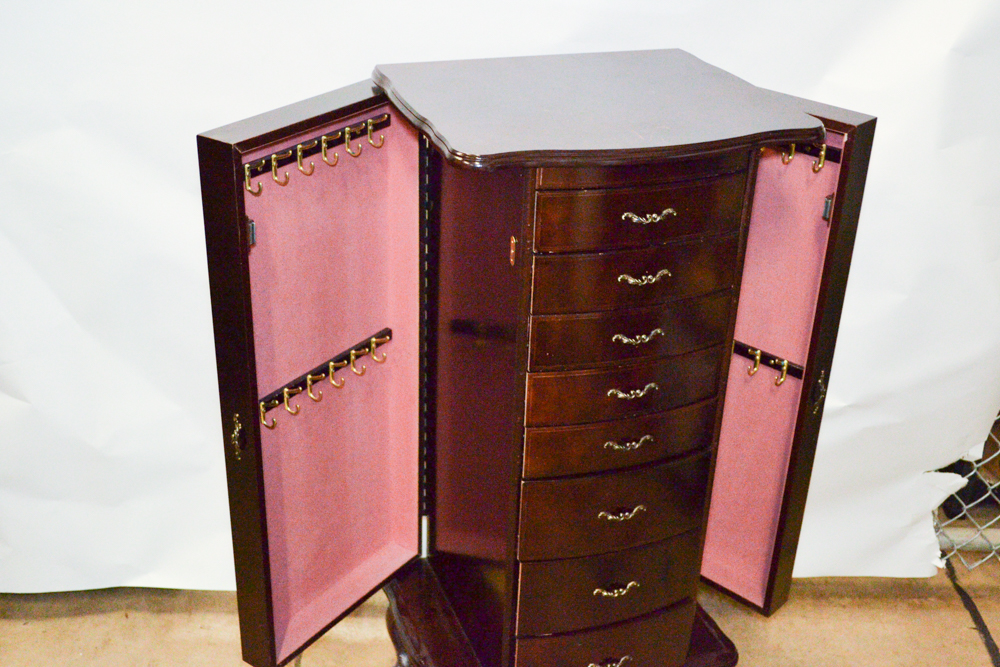Tall Jewelry Chest Of Drawers