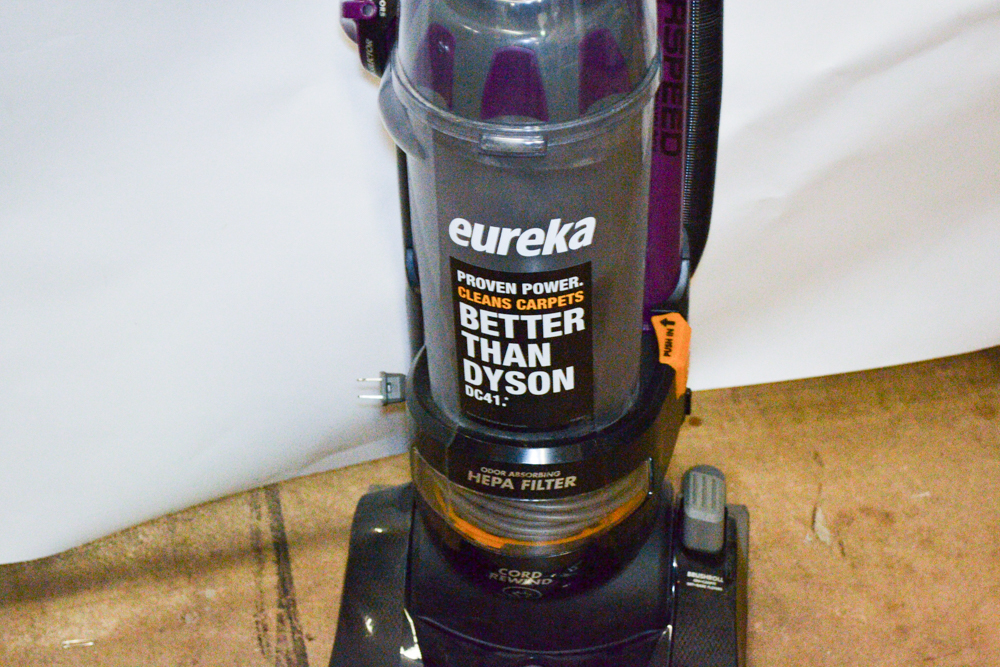 Eureka Airspeed Pro All Floors Rewind Pet Bagless Vacuum