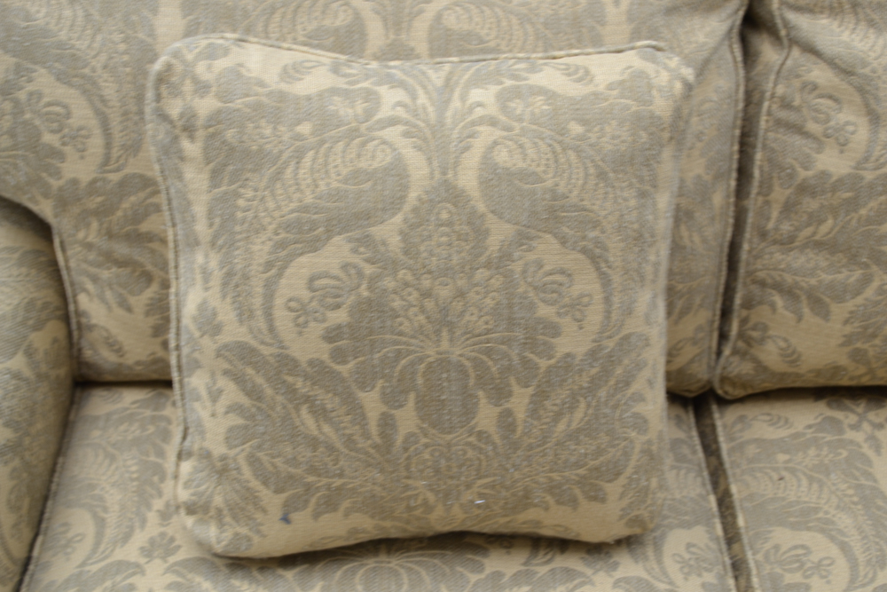 Ethan Allen Green Acanthus Loveseat