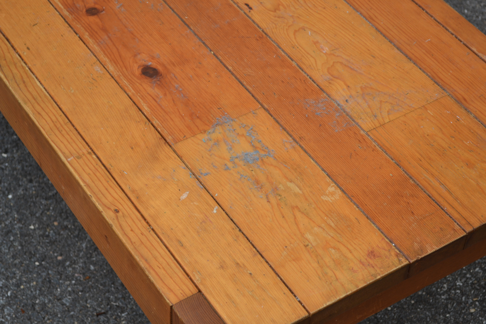 Maple Plank Coffee Table/ Low Bench