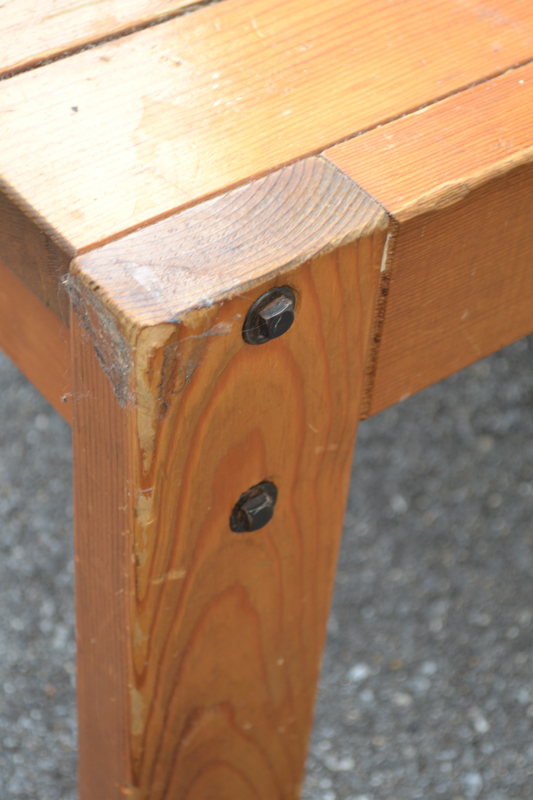 Maple Plank Coffee Table/ Low Bench