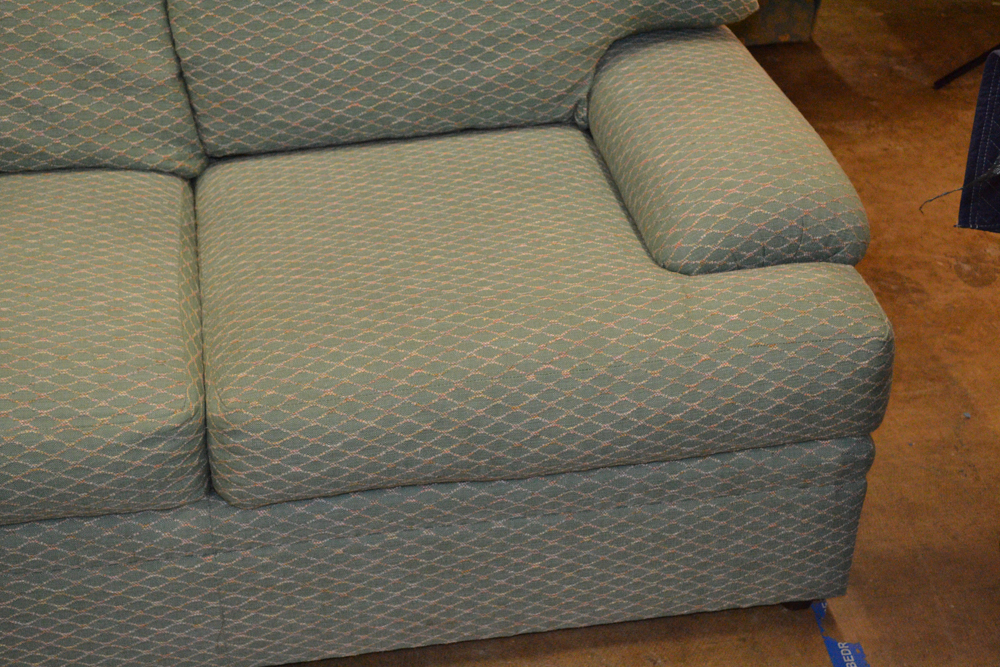 Pearson Green Lattice Pattern Sofa