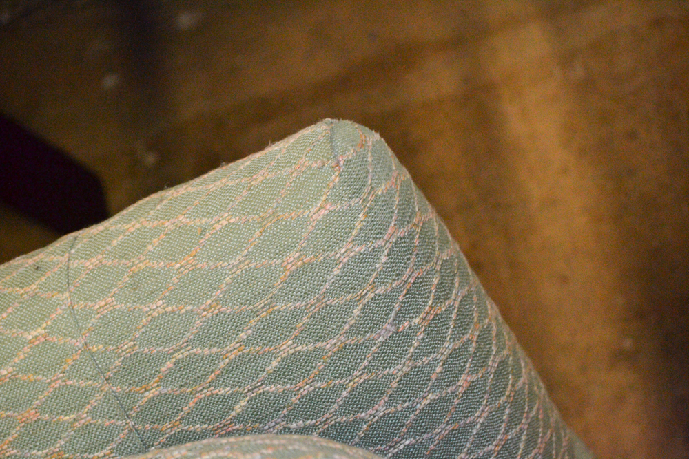 Pearson Green Lattice Pattern Loveseat