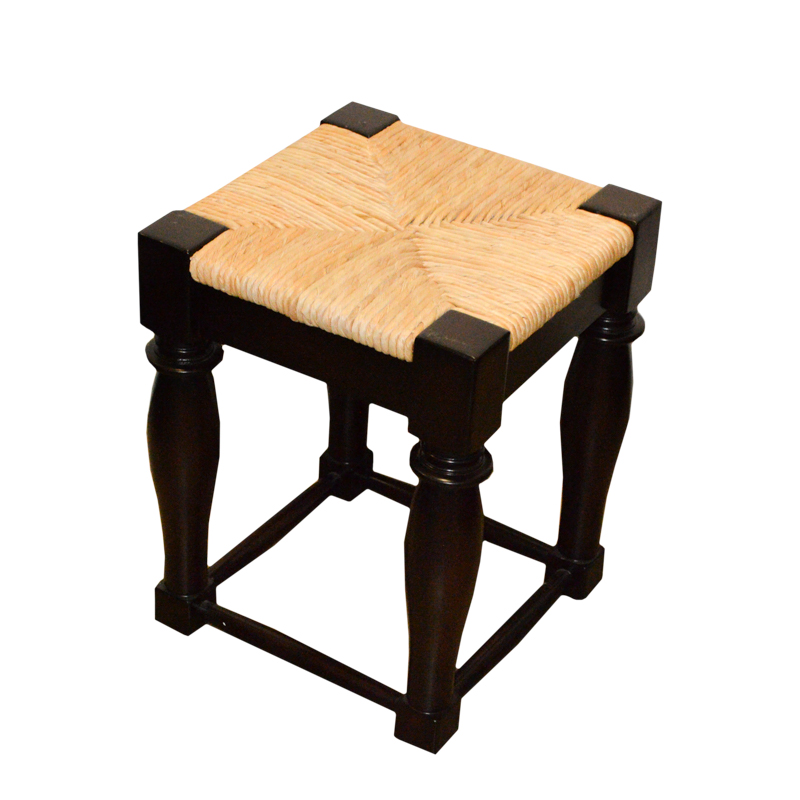 Woven Rush Seat Stool by Pottery Barn