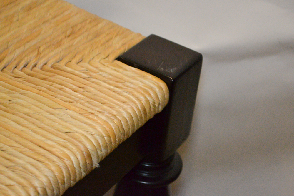 Woven Rush Seat Stool by Pottery Barn