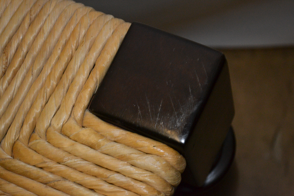 Woven Rush Seat Stool by Pottery Barn