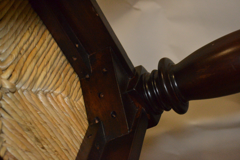 Woven Rush Seat Stool by Pottery Barn