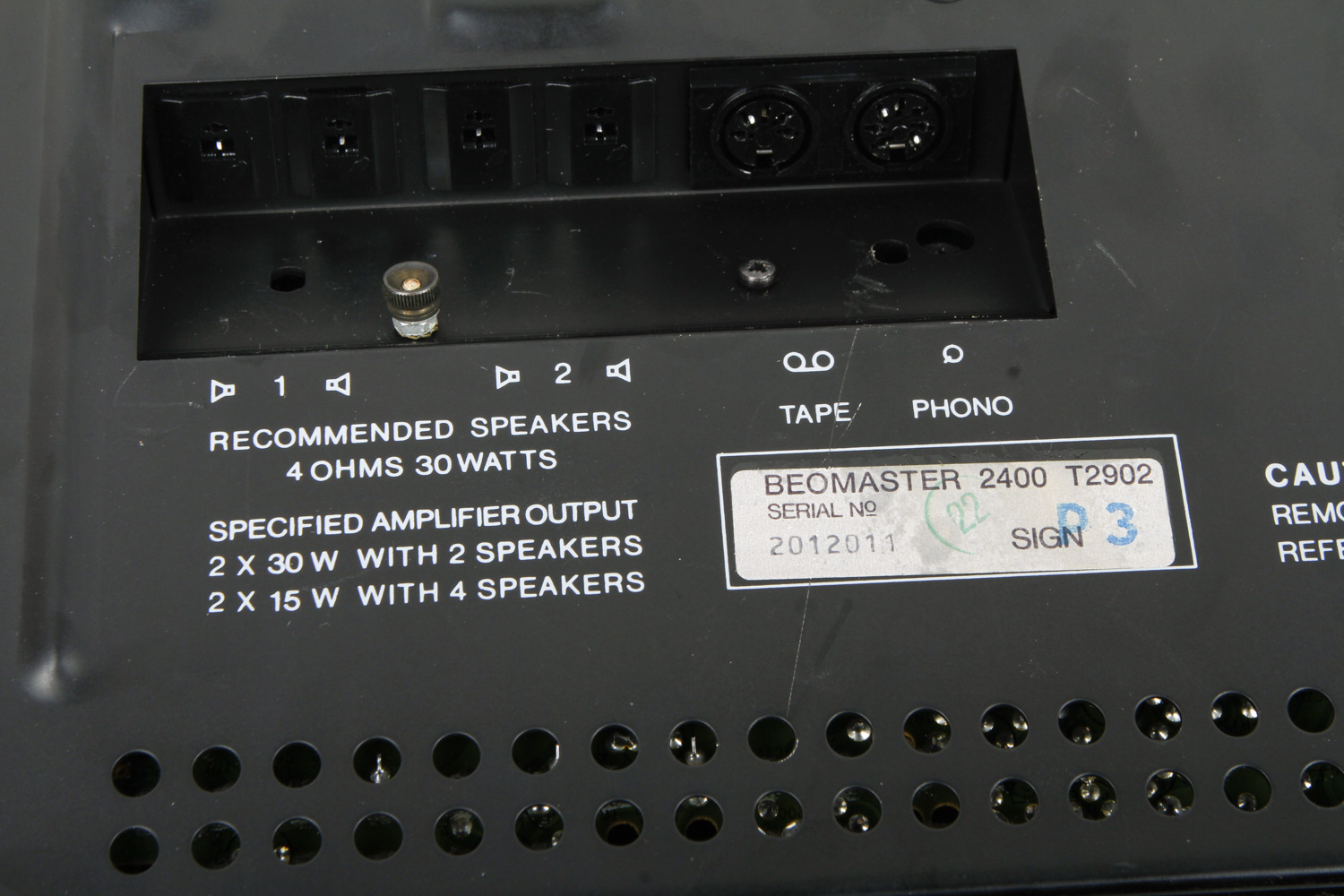 Bang & Olufsen Beomaster 2400 T2902 Receiver