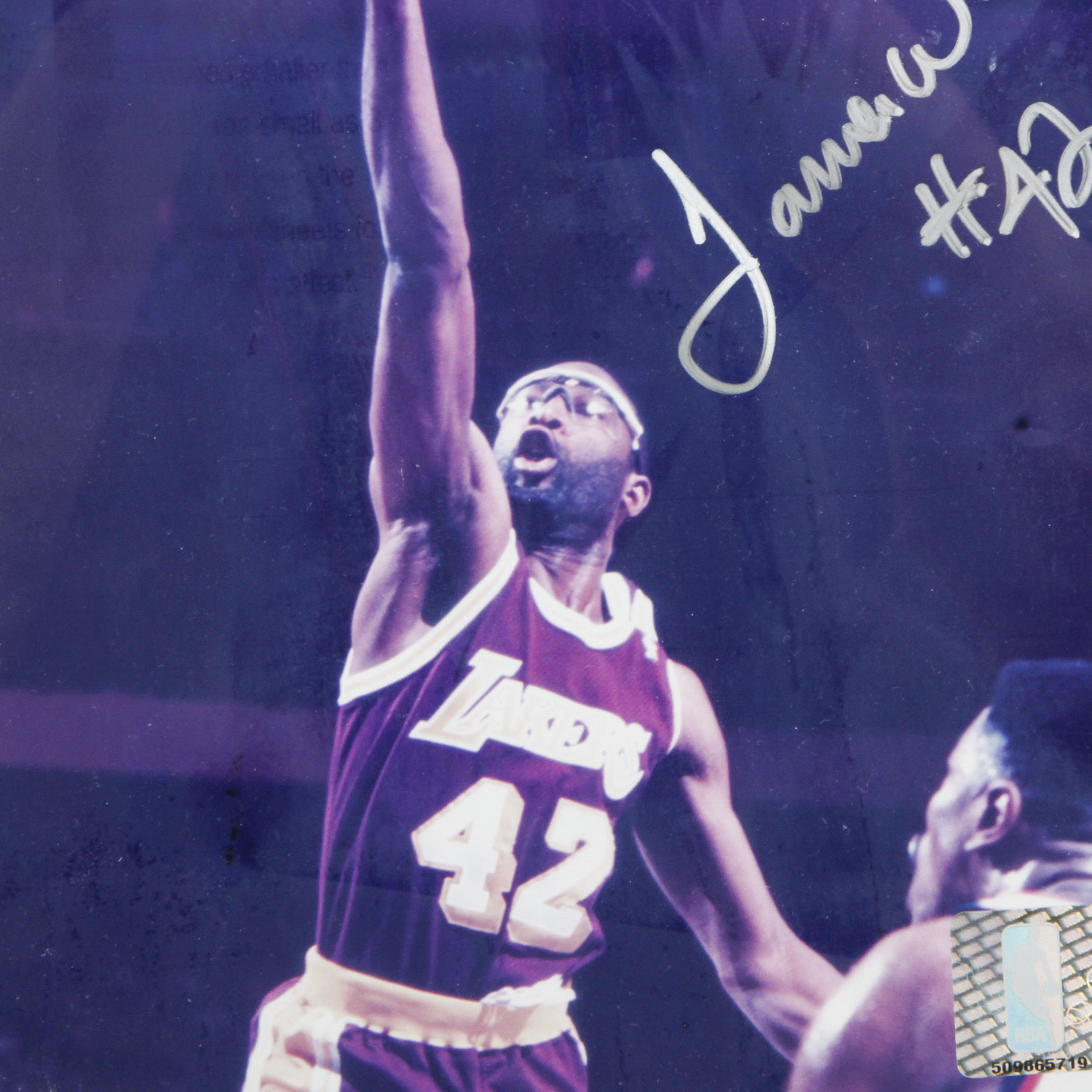 Signed Photo of James Worthy