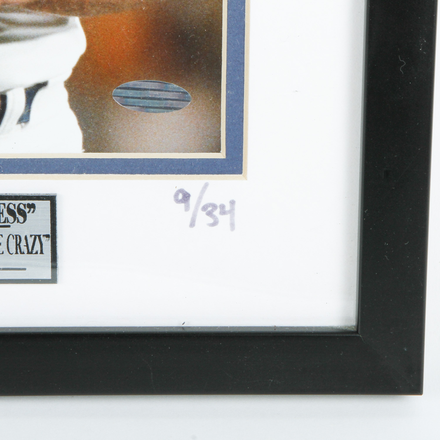 Limited Edition Signed Photo of Nolan Ryan With Bloody Lip