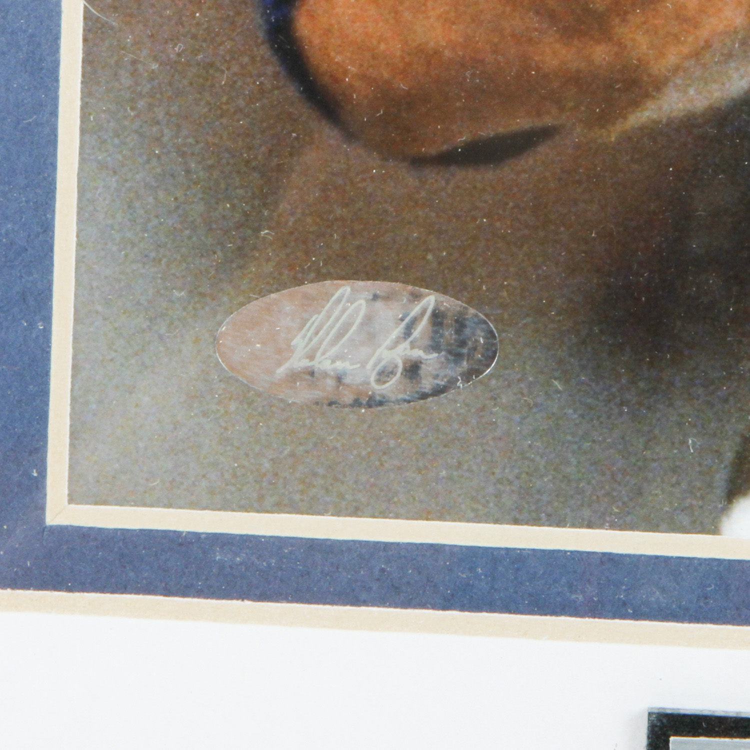 Limited Edition Signed Photo of Nolan Ryan With Bloody Lip