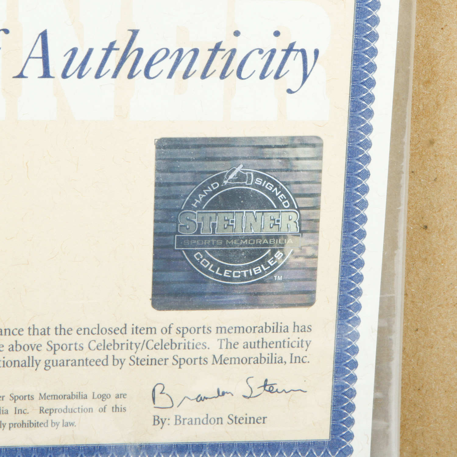 Limited Edition Signed Photo of Nolan Ryan With Bloody Lip