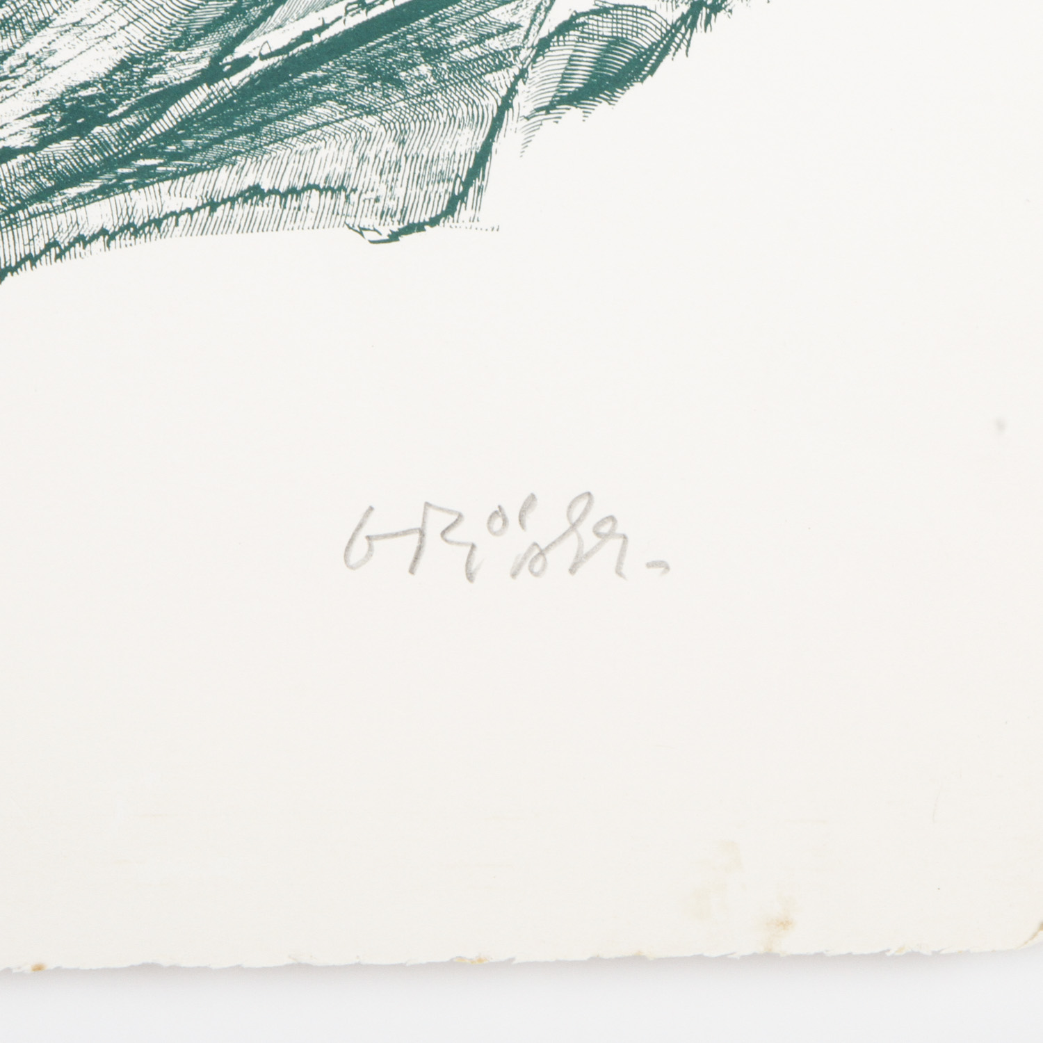 William Gropper Offset Lithograph Print "Fierce"