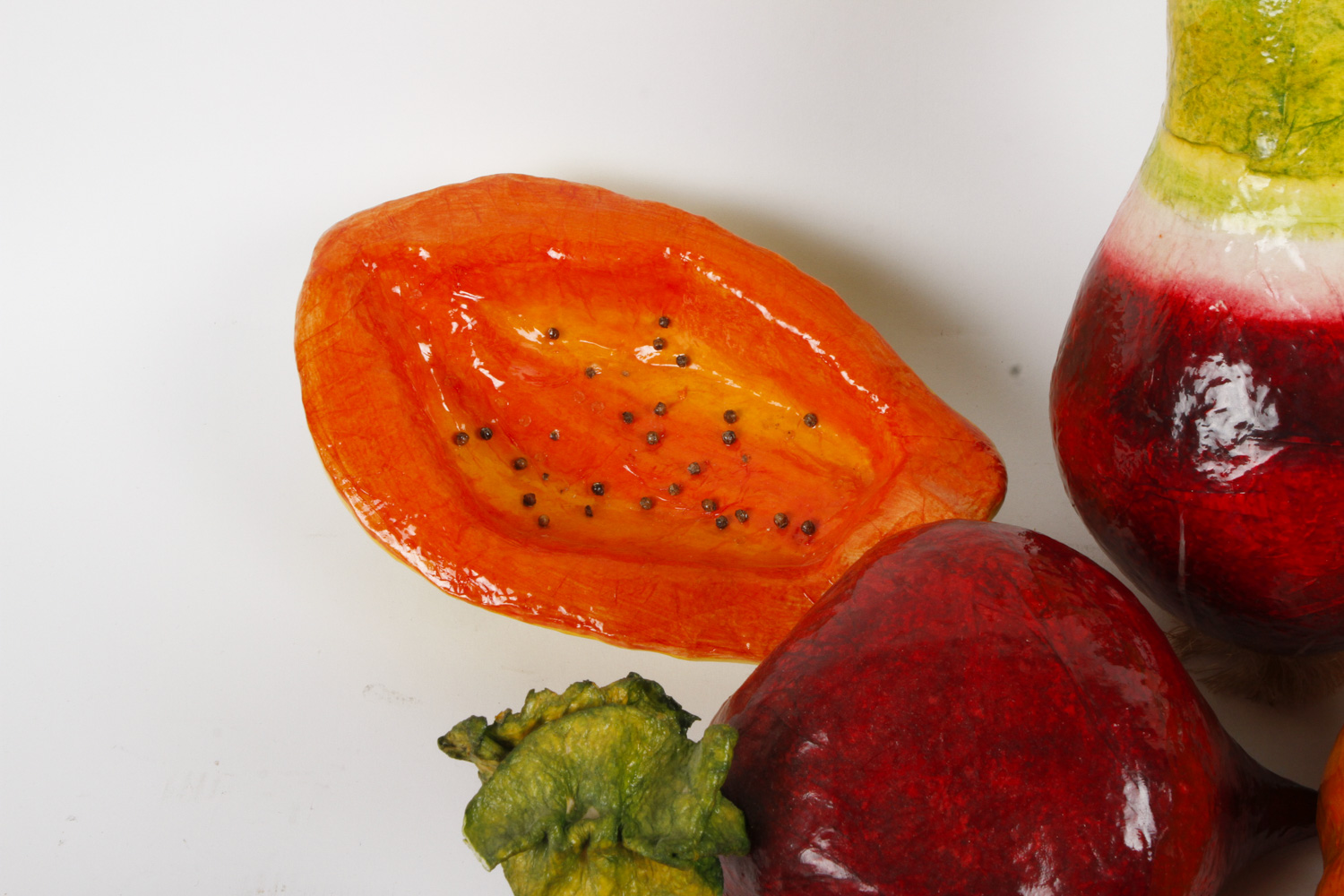 Papier-Mâché Vegetable and Fruit Décor