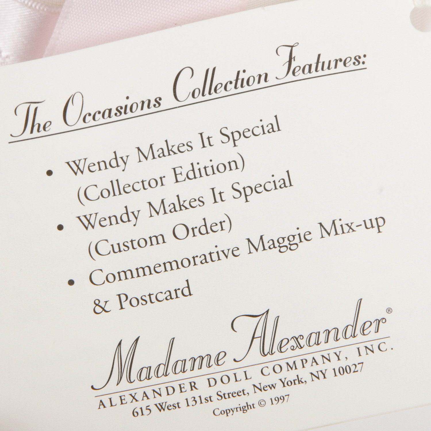 Pair of Madame Alexander Dolls