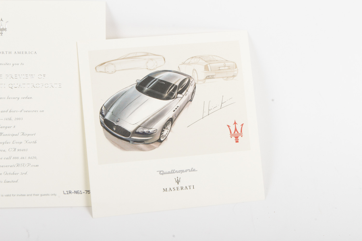 Limited Edition Maserati Print