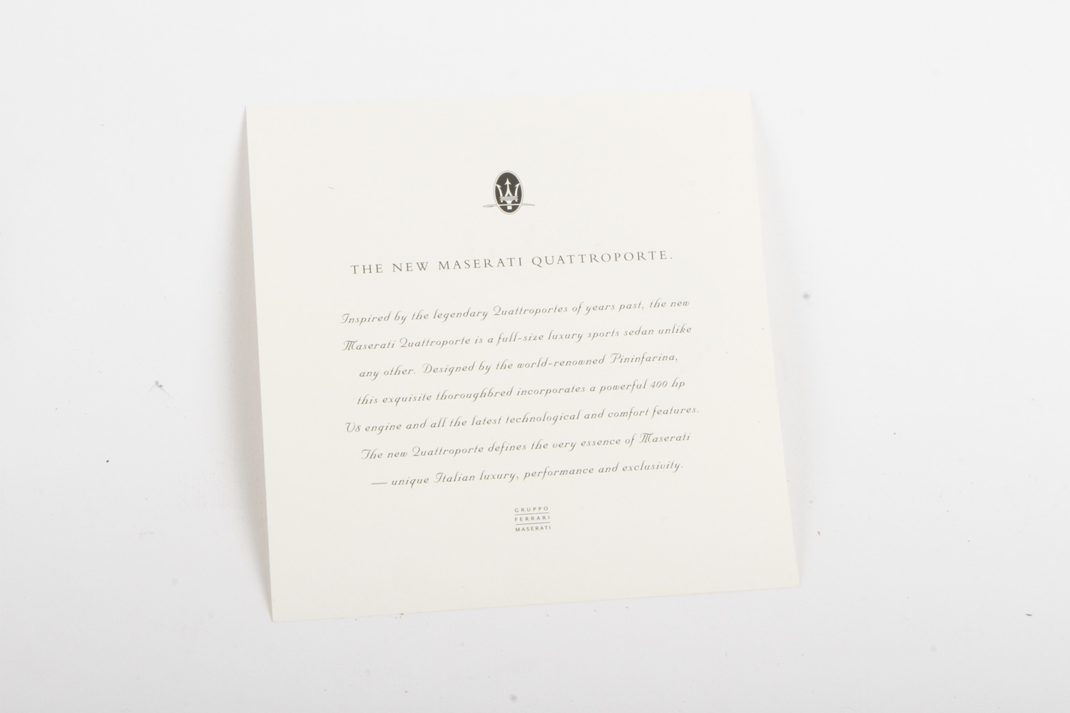 Limited Edition Maserati Print