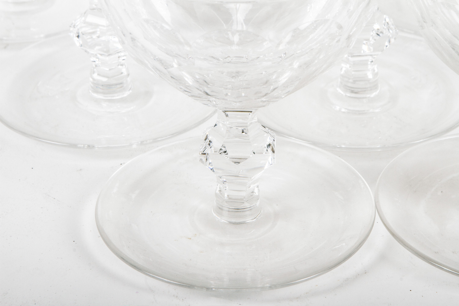 Waterford Crystal "Curraghmore" Footed Dessert Bowls