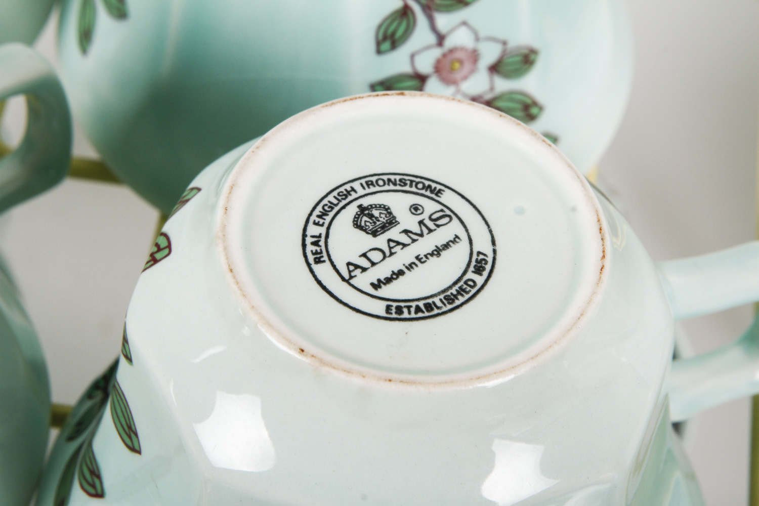 Set of Vintage Adams Calyx Ware "Singapore Bird"