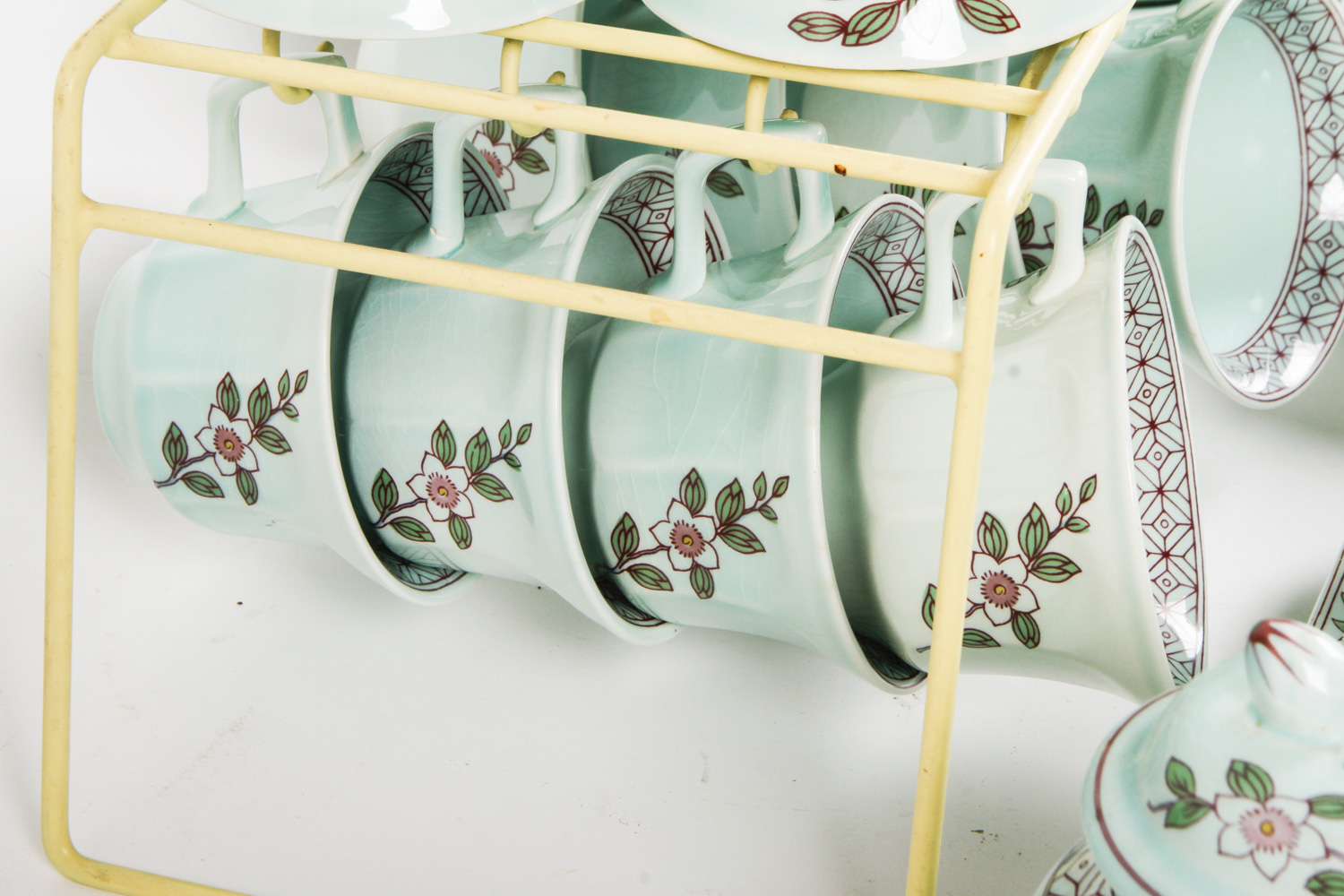 Set of Vintage Adams Calyx Ware "Singapore Bird"