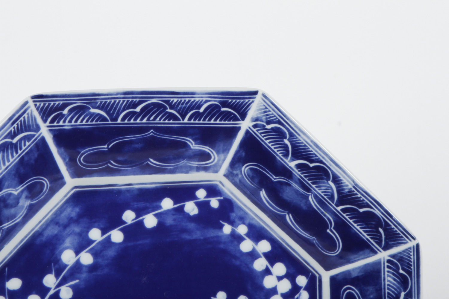 Two Blue and White Ceramic Serving Plates