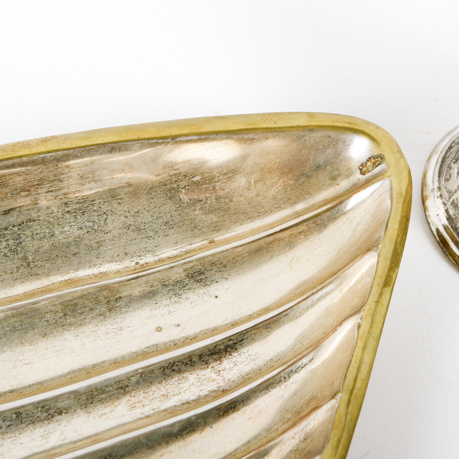 Brass and Silver Tone Service Pieces