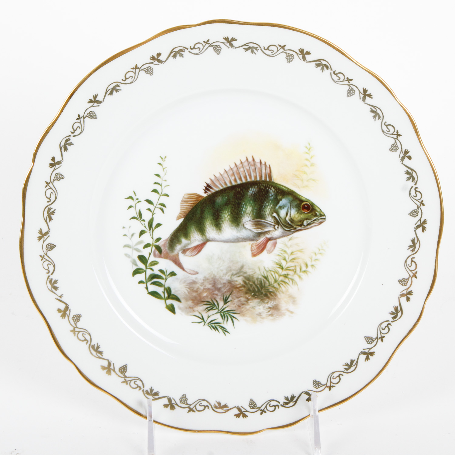Set of Berry Haute Porcelain Fish Plates