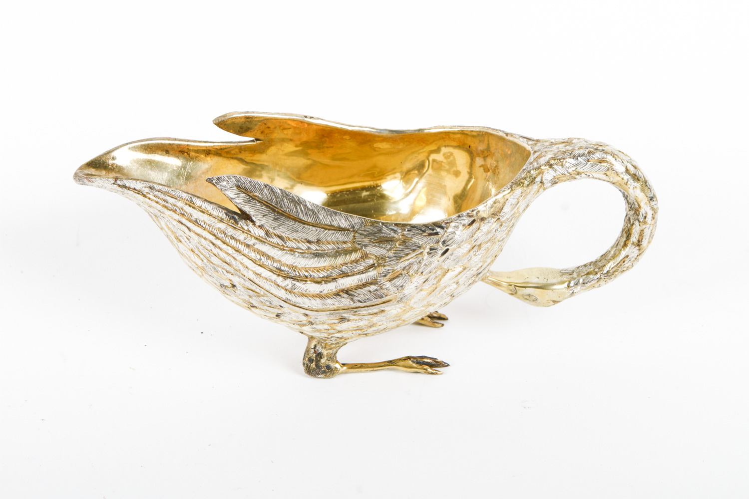 Brass and Silver Tone Service Pieces