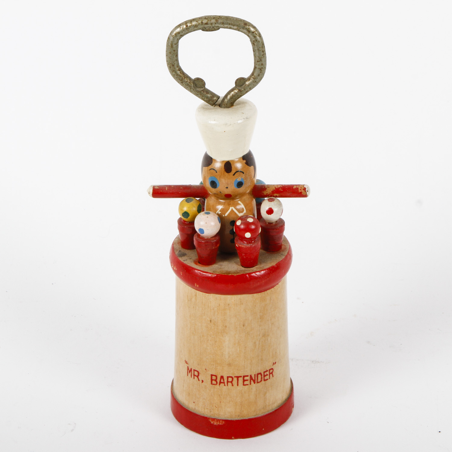 Vintage "Mr. Bartender" With Bottle Opener and Toothpicks