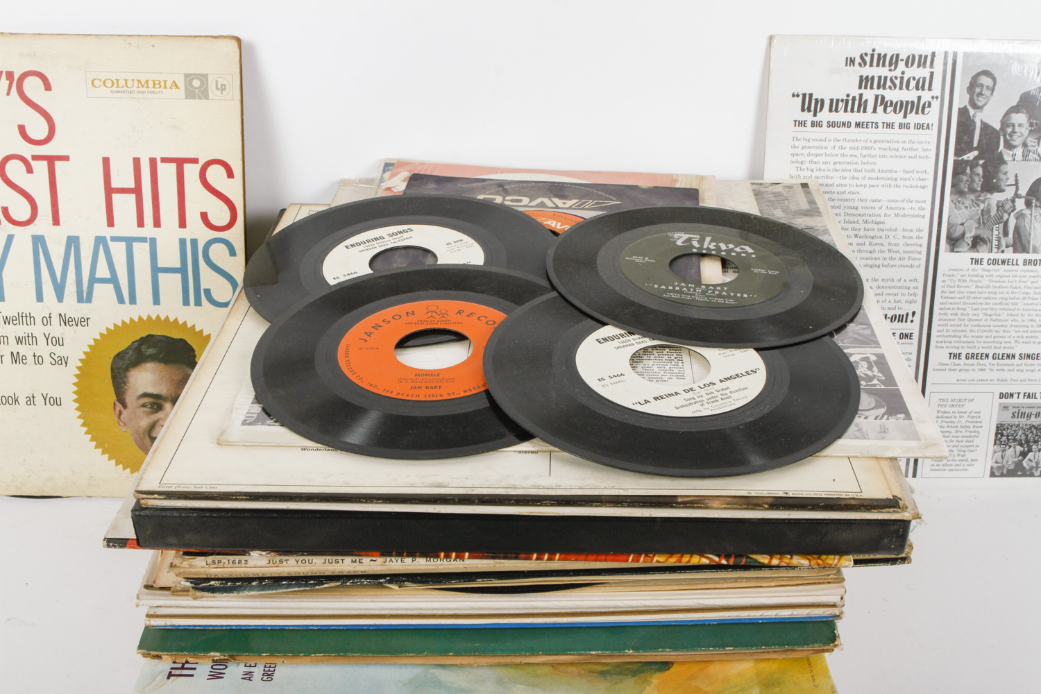 Johnny Mathis and Other Vintage Easy Listening Records