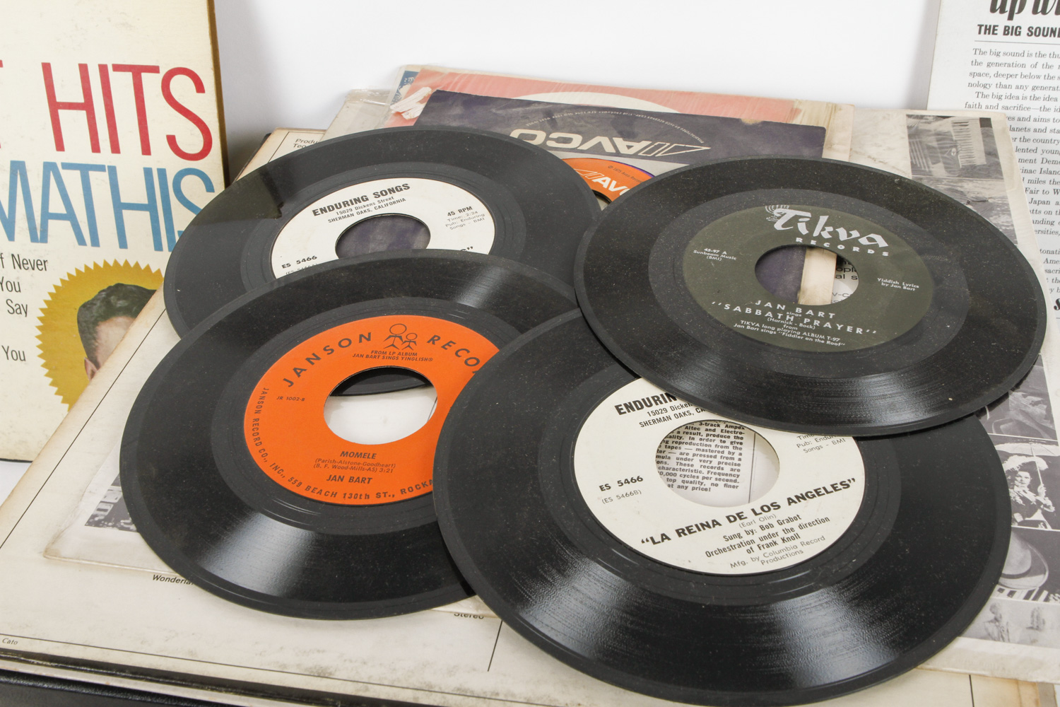 Johnny Mathis and Other Vintage Easy Listening Records