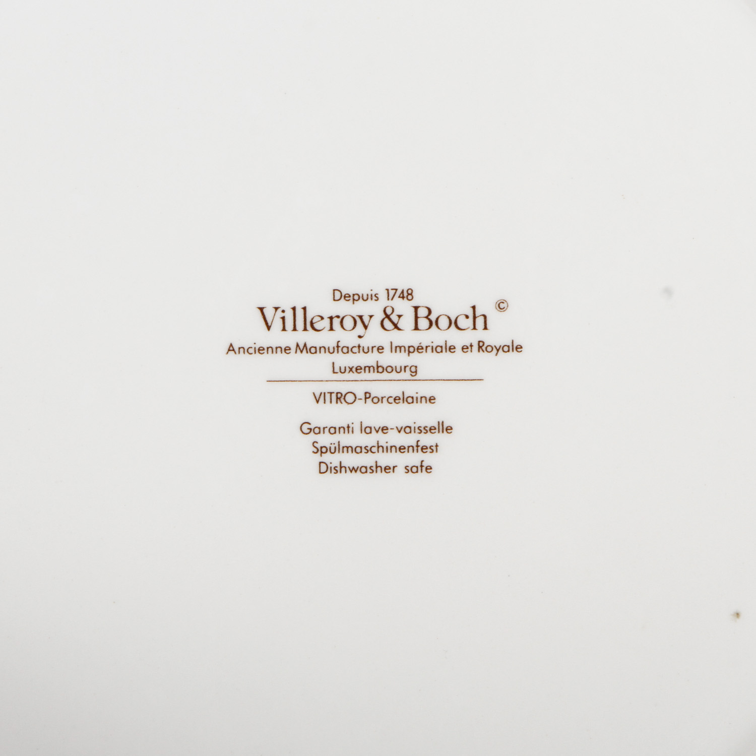 Villeroy & Boch "Marble Blue" Porcelain Chargers