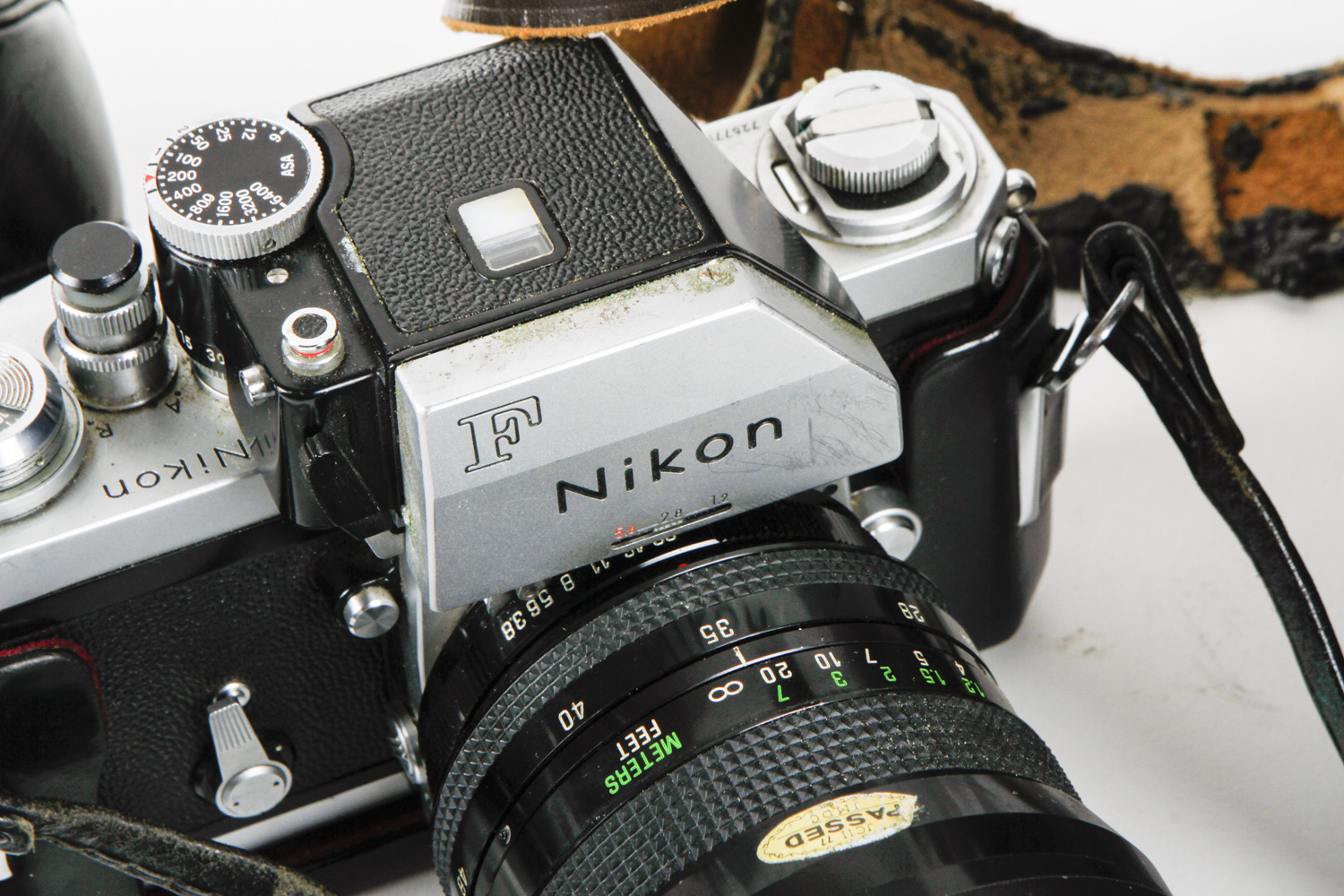 Vintage Nikon F Series 35mm Camera with Case