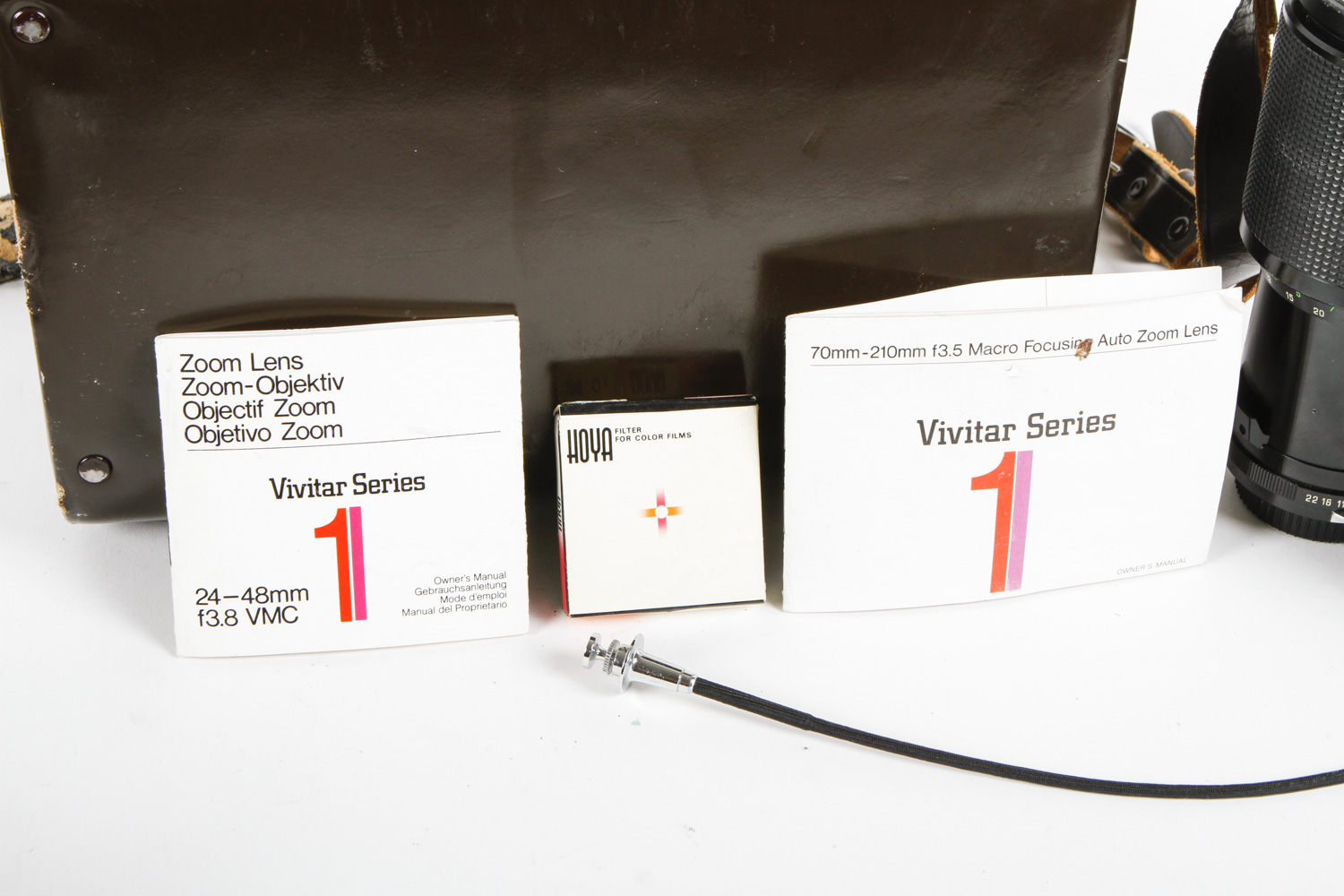 Vintage Nikon F Series 35mm Camera with Case